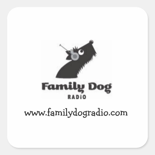 Familiedogradioplein Stickers (Voorkant)