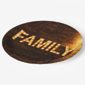 Familiefam Lichtlingenliefde Papieren Bordje (Gekanteld)