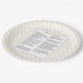 Familiefavoriet Recipe Chevron - Lasagna Papieren Bordje (Gekanteld)