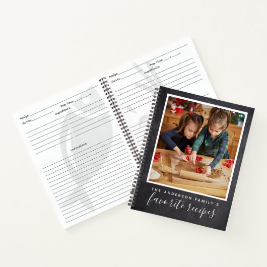 Familiefavorieten Foto Recipe Book Notitieboek (Binnen)