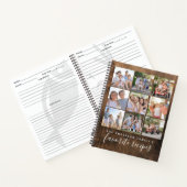 Familiefavorieten Fotocollage Recipe Book Notitieboek (Binnen)