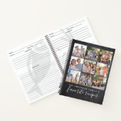 Familiefavorieten Fotocollage Recipe Book Notitieboek (Binnen)