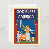 Familiefeest Uitnodiging Briefkaart (Voorkant / Achterkant)