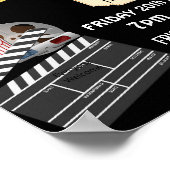 Familiefilmpje, filmnacht PTA-evenement PTO Poster (Hoek)