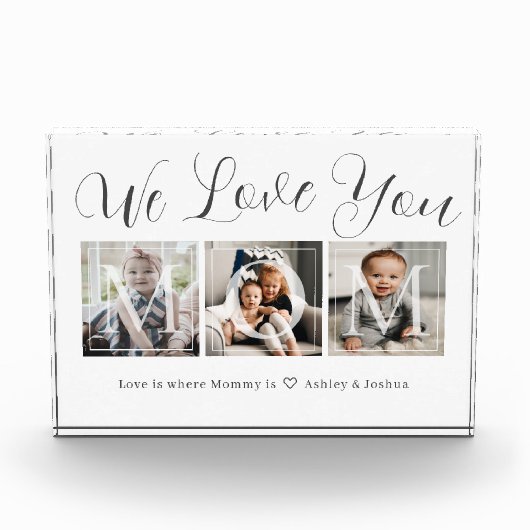 Familiefoiliteit Foto Collage voor mama (Voorkant)