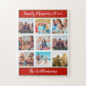 Familiefoilm Collage kerstcadeau Legpuzzel (Verticaal)