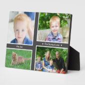 Familiefonk fotocollage met Easel Fotoplaat (Zijkant)