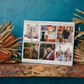 Familiefoond Collage FarmhouseTypografie Fotoplaat (Zijkant)