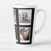 Familiefoontcollage Creëer Je eigen foto Latte Mok (Rechts)