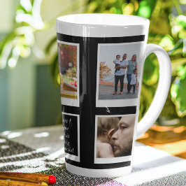 Familiefoontcollage Creëer Je eigen foto Latte Mok