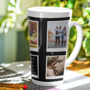 Familiefoontcollage Creëer Je eigen foto Latte Mok