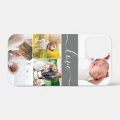 Familiefoontjes Foto mam Love Script Custom Case-Mate iPhone Case (Achterkant (horizontaal))