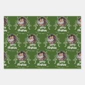 Familieforage met feestelijke kerst inpakpapier vel (Voorkant 2)