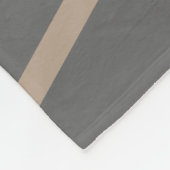 Familieforcollage | 3 Foto's Tan en Gray Fleece Deken (Hoek)