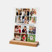 Familieforcollage Acryl Bord (Hoek)