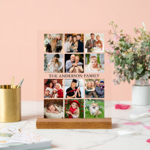Familieforcollage Acryl Bord