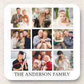 Familieforcollage Bier Onderzetter (Voorkant)