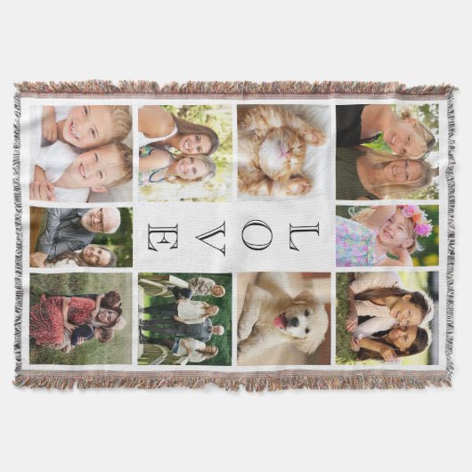 Familieforcollage Deken (Voorkant)