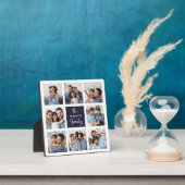 Familieforcollage | Digitaal modern script Fotoplaat (Insitu)