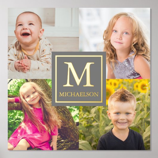 Familieforcollage Folie Afdrukken (Voorkant)