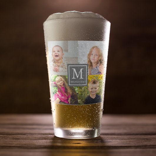 Familieforcollage Glas