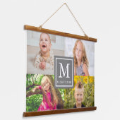 Familieforcollage Hangend Wandkleed (Gebogen)