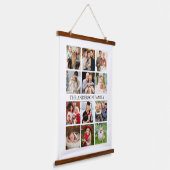 Familieforcollage Hangend Wandkleed (Gebogen)