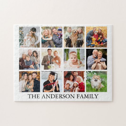 Familieforcollage Legpuzzel (Horizontaal)