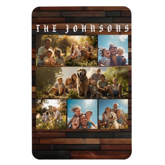 Familieforcollage Magneet (Verticaal)