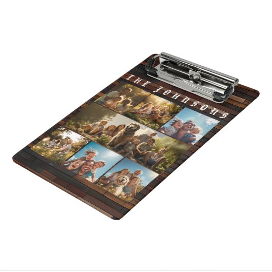 Familieforcollage Mini Klembord (Angled3)