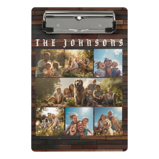 Familieforcollage Mini Klembord (Voorkant)