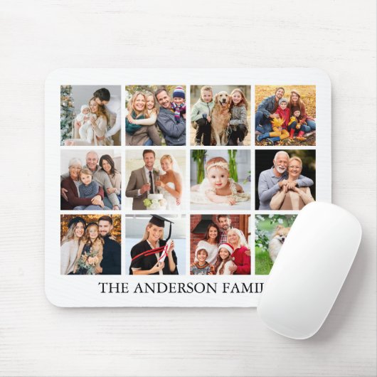 Familieforcollage Muismat (Met muis)