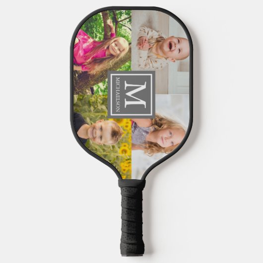 Familieforcollage Pickleball Paddle (Voorkant)