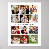 Familieforcollage Poster (Voorkant)