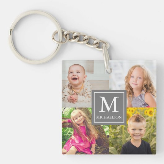 Familieforcollage Sleutelhanger (Voorkant)