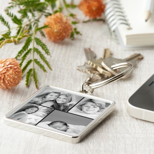 Familieforcollage Sleutelhanger (Zijkant)