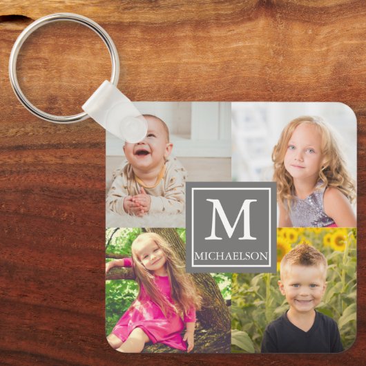 Familieforcollage Sleutelhanger (Voorkant)