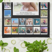 Familieforcollage Theedoek (Gevouwen)