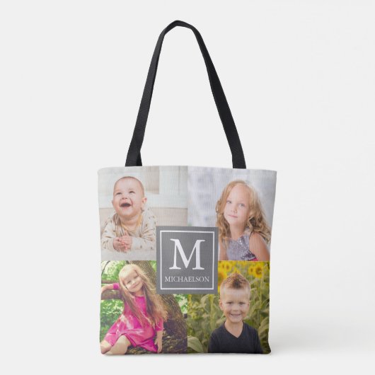 Familieforcollage Tote Bag (Achterkant)