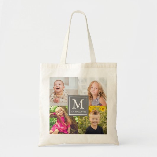 Familieforcollage Tote Bag (Voorkant)
