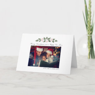 Familieforiek kerstflans feestdagen kaart