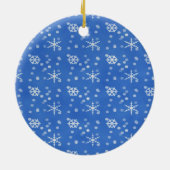 Familiefornament Cute Penguins Keramisch Ornament (Achterkant)