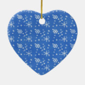 Familiefornament Cute Penguins Keramisch Ornament (Achterkant)