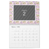 Familiefoto 2024 Kalender Bloemenachtergronden (Feb 2026)