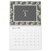 Familiefoto 2024 Kalender Bloemenachtergronden (Jan 2026)