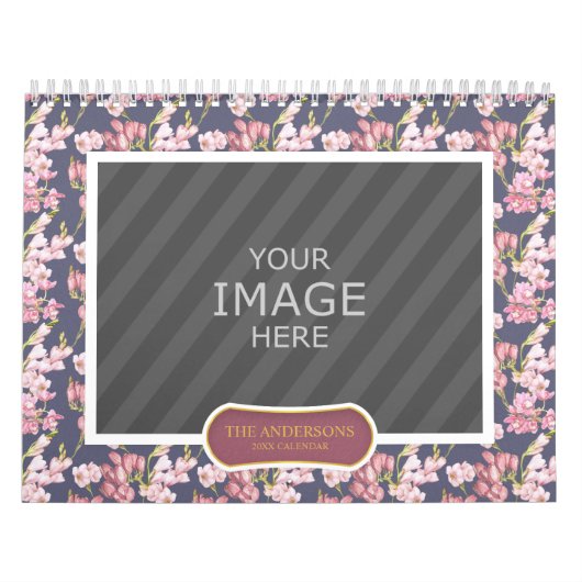 Familiefoto 2024 Kalender Bloemenachtergronden (Hoes)