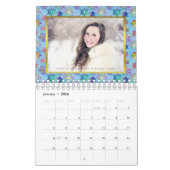 Familiefoto 2025 | Patronen Eenvoudige aangepaste  Kalender (Jan 2026)