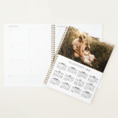Familiefoto 2026 Kalender 12 maanden Monogram Planner (Display)