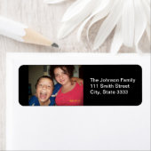 Familiefoto Aangepaste Adresetiketten Etiket (Insitu)