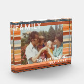 Familiefoto aangepaste boho retro zonsondergang ge fotoblokken (Links)